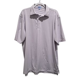 Genteal Stripe Performance Golf Polo